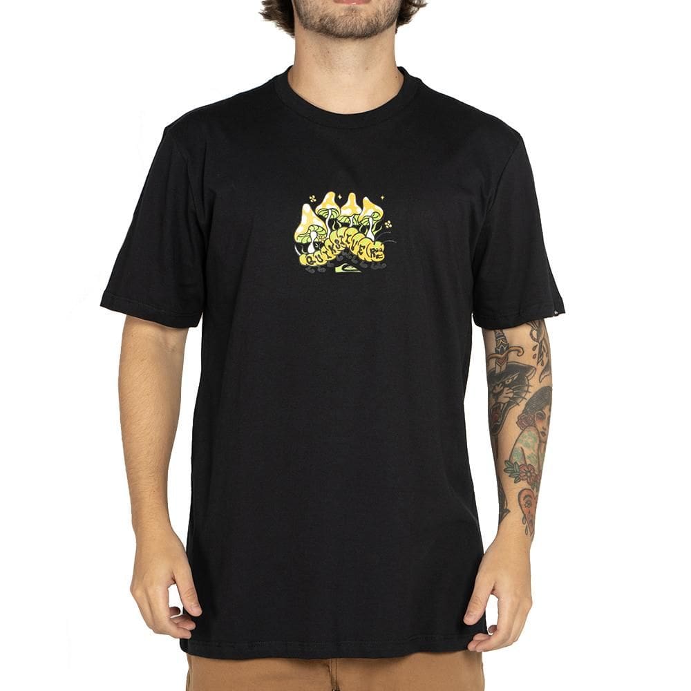 Camiseta Quiksilver Magikool WT25 Masculina Preto