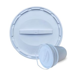 Balde Para Açougues 20L E Tampa Rosca - Kit 17 Pçs