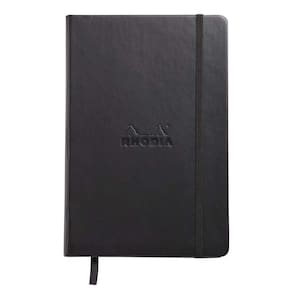 Caderno Rhodia Webnotebook A5 revestido de preto