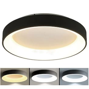 Luminaria Plafon LED 3 em 1 Iluminaçao Quarto Sala de Estar Jantar Casa Residencial Comercial Recepçao Ambiente Moderno Elegante Decoraçao