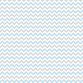 Papel Parede Azul Cinza E Branco Chevron Autocolante Quarto