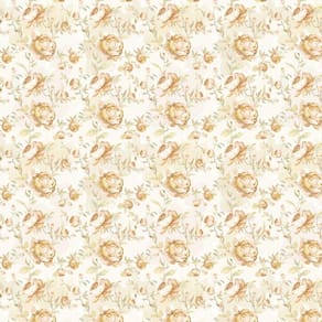 Papel De Parede Floral Flores Rosas Amarela Adesivo Sala