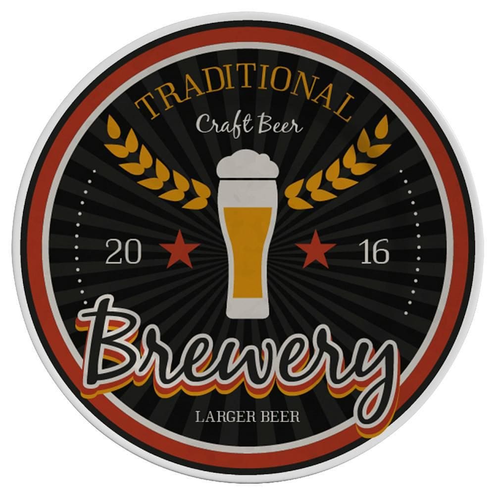 Conjunto Com 6 Pratos Raso Beer Plus  C