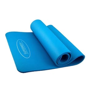 Tapete De Yoga E Exercicios Azul Supermedy