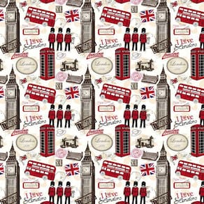 Papel De Parede Reino Unido Londres Inglaterra Autocolante