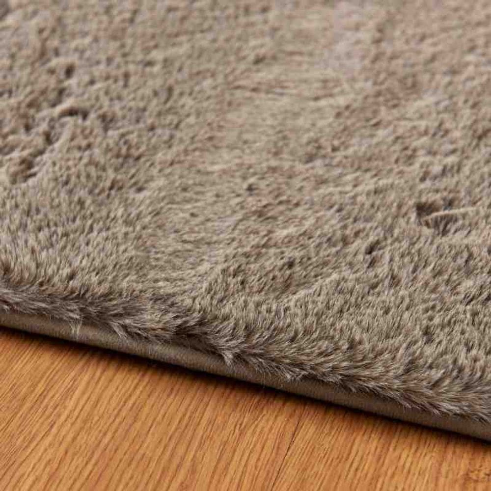 Tapete Pele Albany 0,60 x 1,80 Bege Niazitex