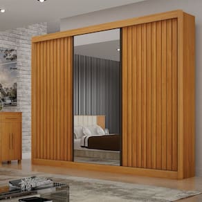 Móvei para Quarto Guarda-roupa San Paulo Cinamomo