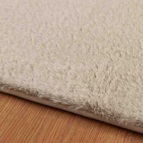 Tapete Pele Albany 0,60 x 1,80 Marfim Niazitex