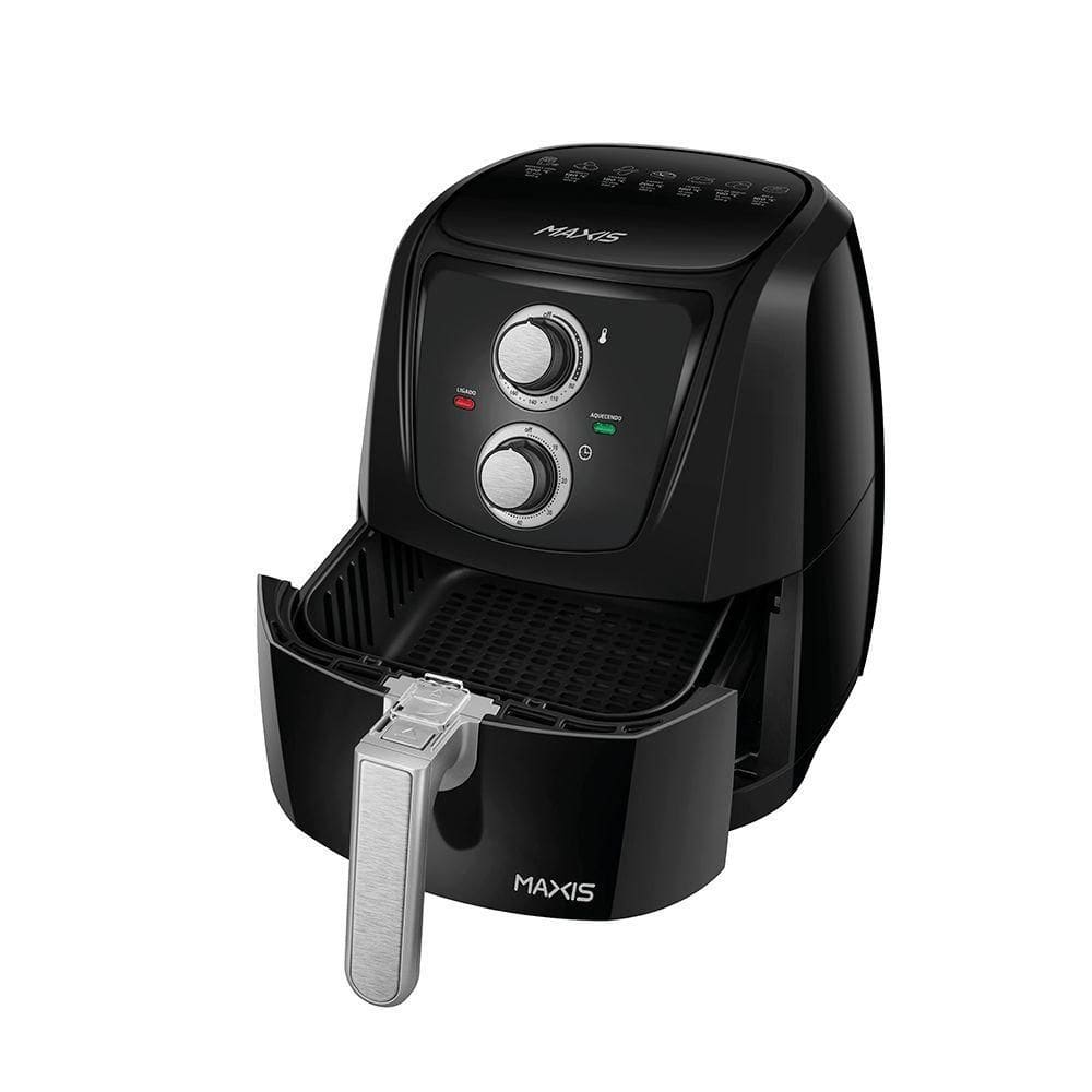 Fritadeira Maxis Sem Óleo Air Fryer AF-01-MX Preta 60Hz - 110V