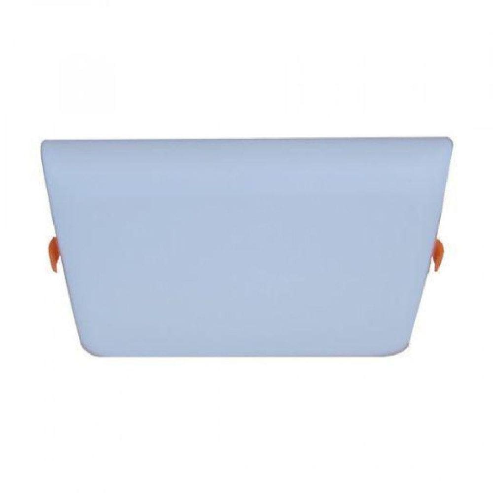 Plafon Led Quadrado 24W 4000K Bivolt 17x17cm Branco