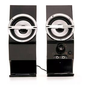 Caixa De Som Potente 5 Watts Pc Note Fone Microfone