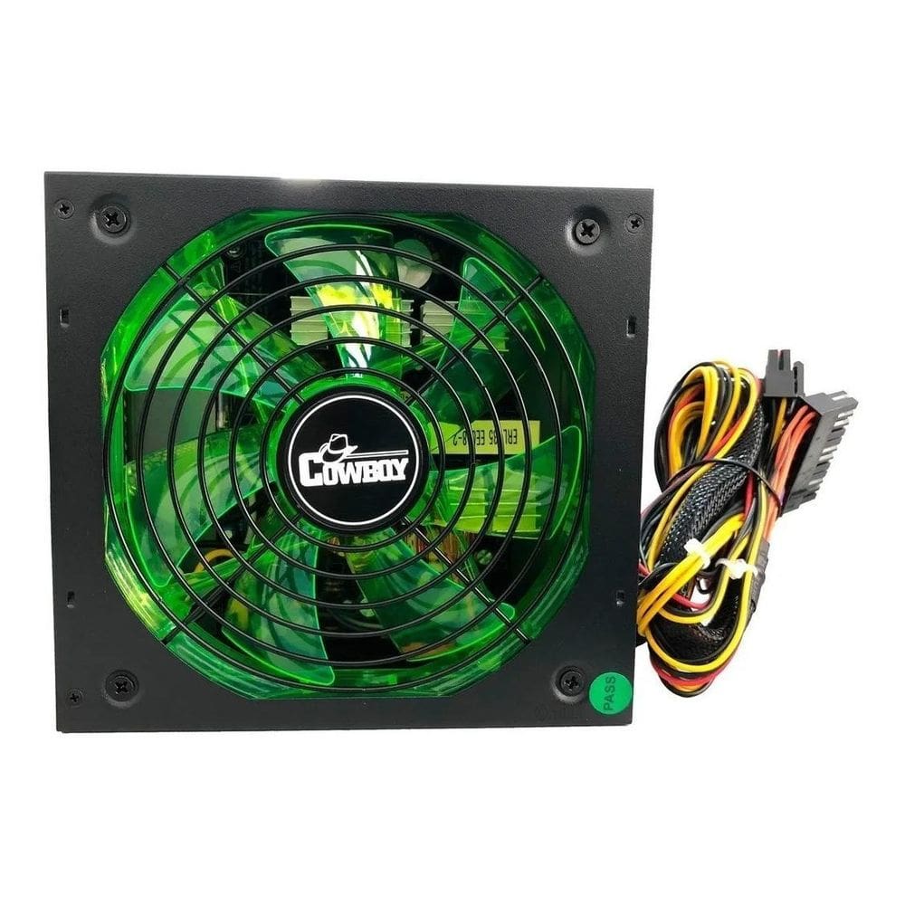 fonte de alimentação para pc 500w preta 115V 230V