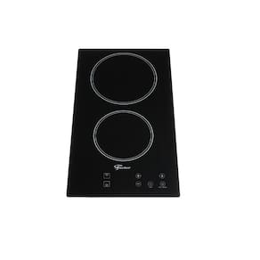 Cooktop Elétrico 2 Bocas Fischer Mesa Vitrocerâmica Touch com 9 Níveis de Potência Preto 220V