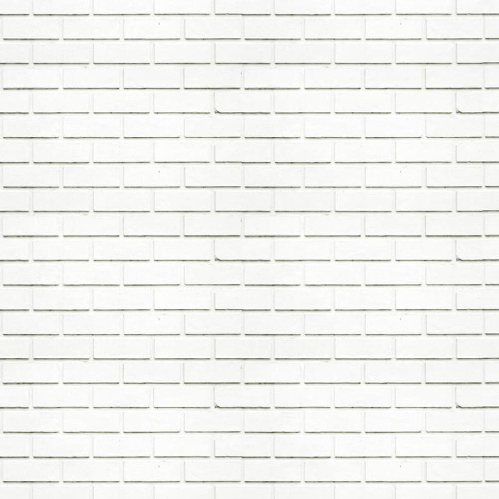 Papel De Parede Tijolos Brancos E Liso Autocolante Sala