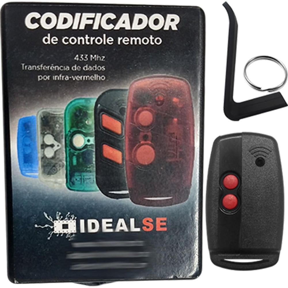 Kit Codificador Idealse A Bateria + 10 Controles Regravável