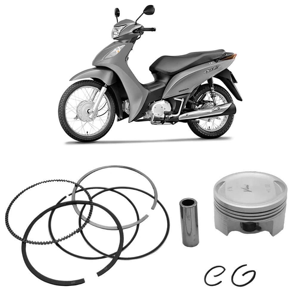 Kit Pistão e Anel 1.00 Biz 125 2006 a 2010 Vini-Controflex