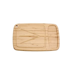 Tabua de Carne Churrasco Bambu Sulco Vinco 40cm