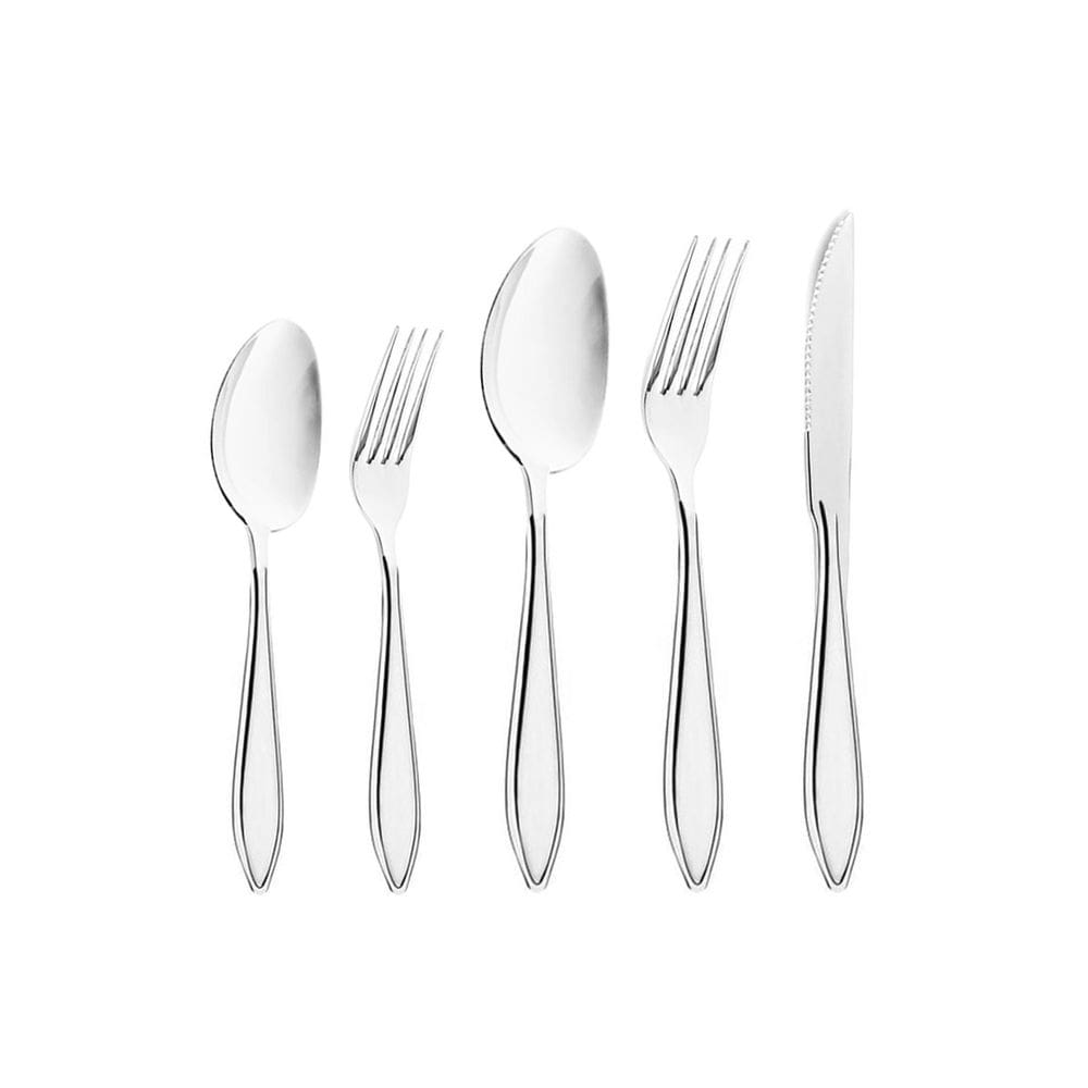 Faqueiro Inox Jogo Talheres Garfo Colher Faca Victoria 30un