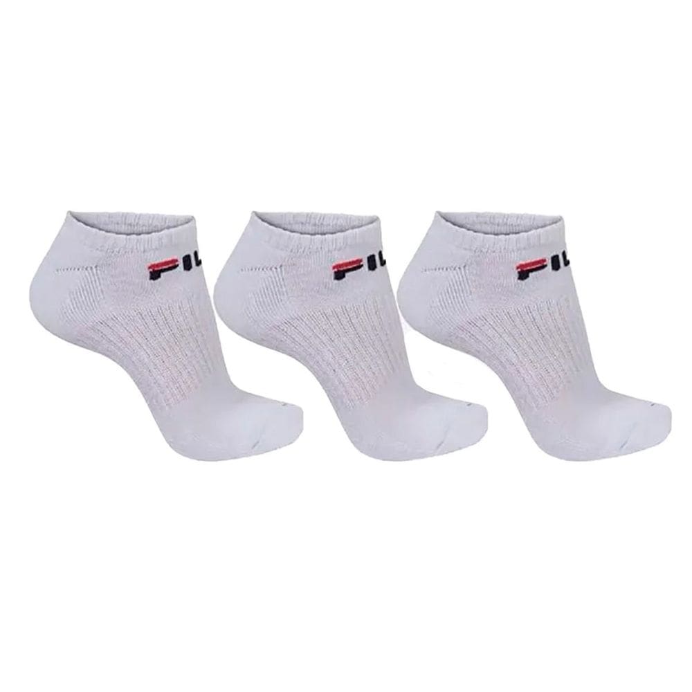 Meia Fila Cano Curto Branca - 3 Pares