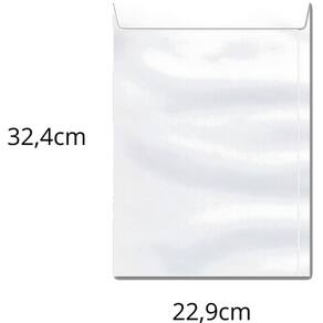 Envelope Saco Branco 229x324 90grs. Of 32 250un - Scrity