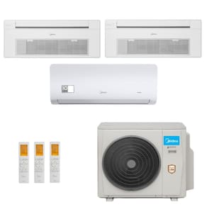 Ar-Condicionado Multi Split Inverter Midea 42000 (1x HW 9.000 + 1x Cassete 1 Via 12.000 + 1x Cassete 1 Via 18.000) Quente/Frio 220V