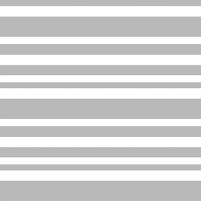 Papel De Parede Listrado Cinza E Branco Adesivo Quarto Sala