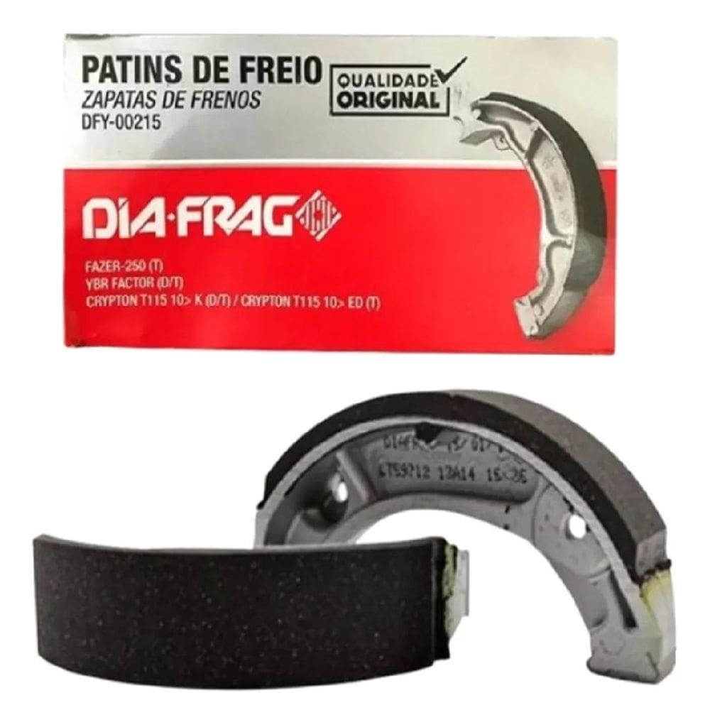 Patim Lona De Freio Crypton Factor Fazer 150 Ys crosser ybr factor neo Diafrag