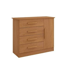 Cômoda Firenze 4 Gavetas 1 Porta C/Sapateira 100 MDF D Doro Móveis