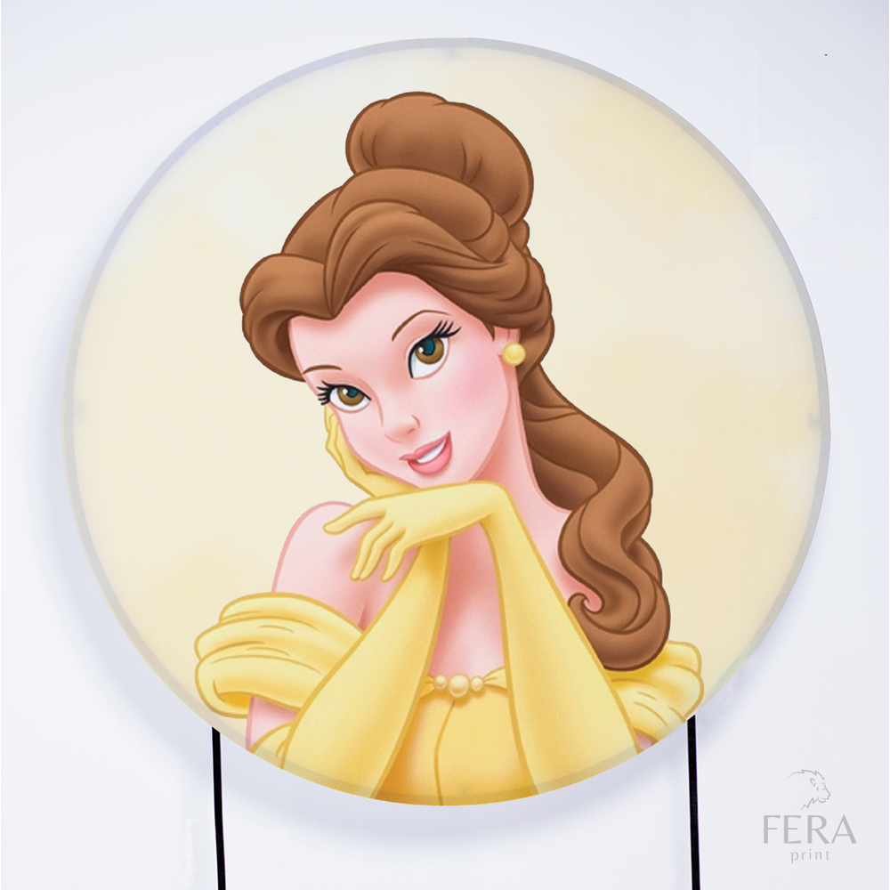 Painel Decorativo para Festa 1,50x1,50 metros Vesti Fácil com Elástico Bela e a Fera - Fera Print