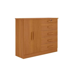 Cômoda New Athos 2 Portas 5 Gavetas C/ Sapateira 100 MDF D Doro Móveis