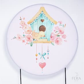Painel Decorativo para Festa 1,50x1,50 metros Vesti Fácil com Elástico Boneca - Fera Print