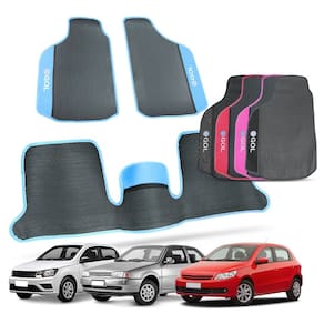 Tapete Gol G1 G2 G3 G4 G5 G6 G7 G8 1981 a 2023 Borracha Personalizado 3 Peças Bordado Automotivo