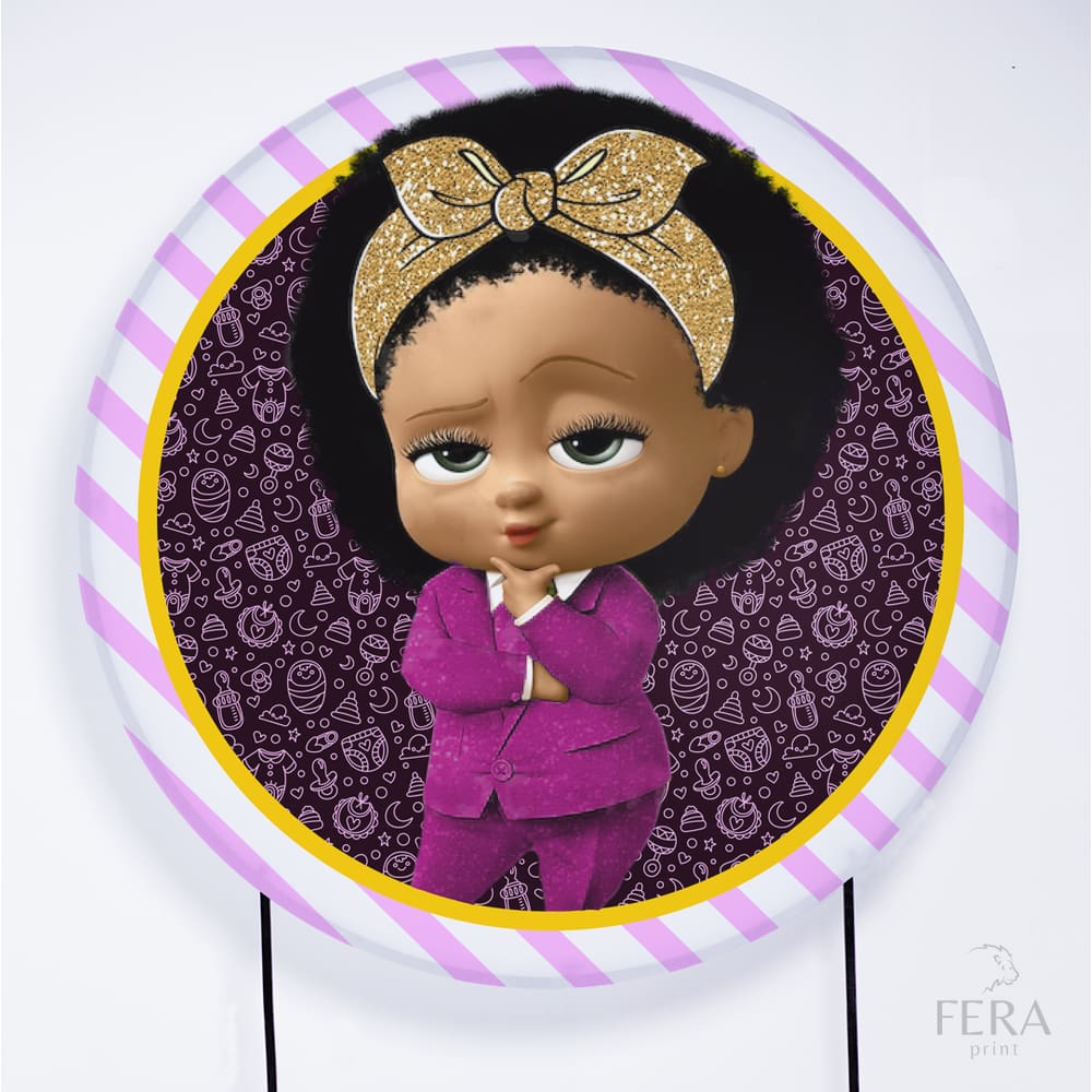 Painel Decorativo para Festa 1,50x1,50 metros Vesti Fácil com Elástico Chefinha - Fera Print