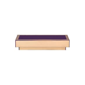 Bandeja Espelhada Bronze Luxo Inova Decor 50X30