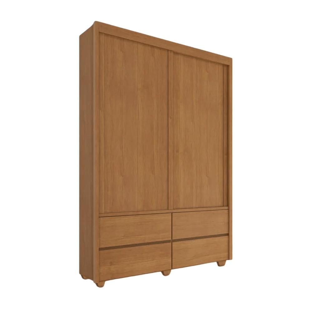 Guarda Roupa Solteiro 2 Porta 4 Gavetas Veroneze Rubi