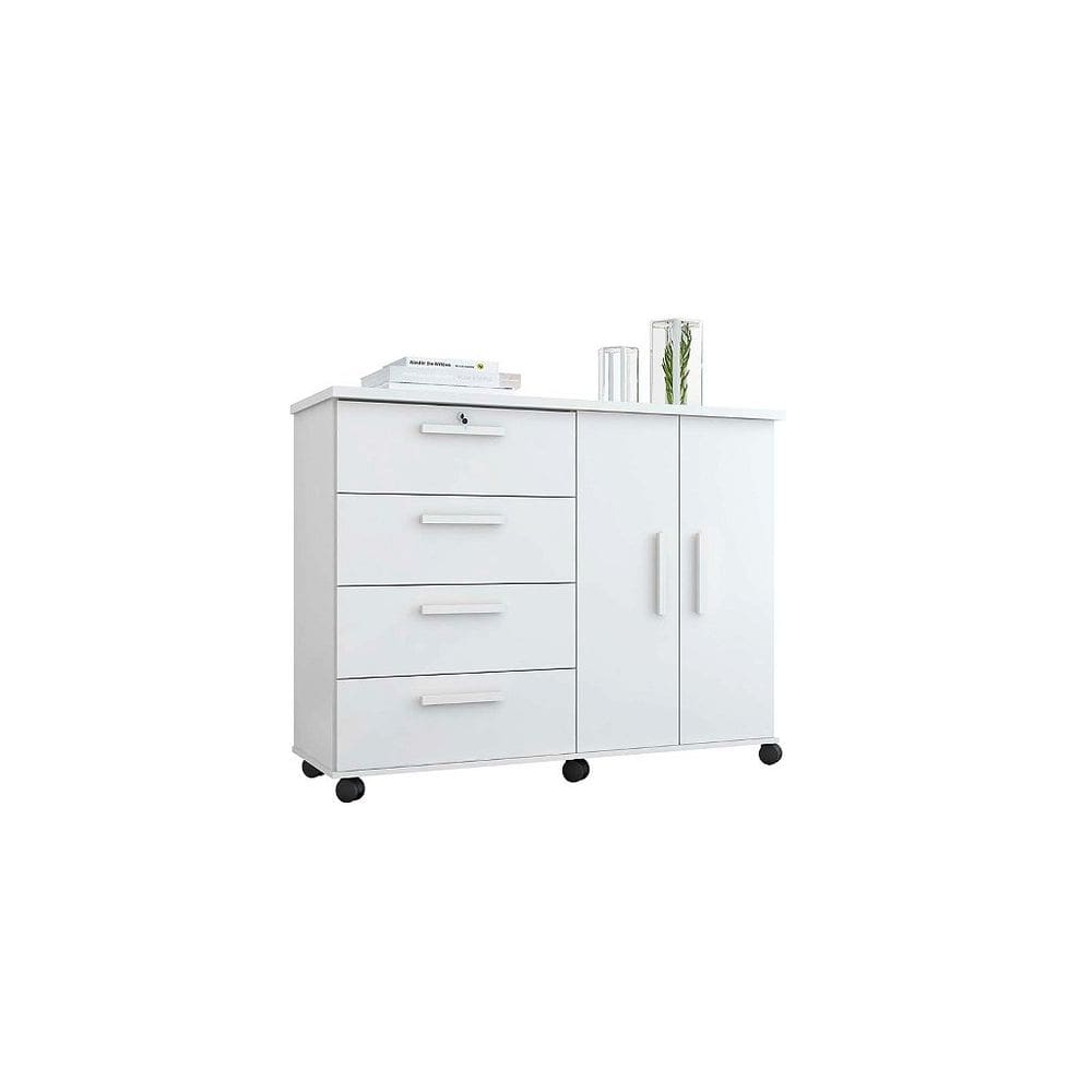 Comoda Sapateira Duda Branco - Moveis Borsari