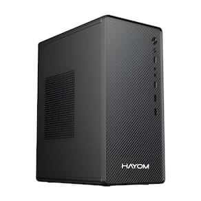 Gabinete Office Hayom 1 Fan 120mm Led Vermelho S/Fonte MICRO-ATX 2 Portas USB 2.0 Preto - GB1752