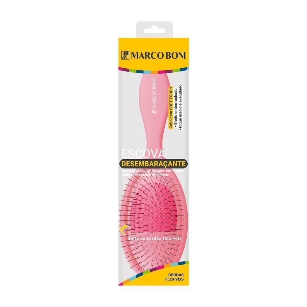 Mb 8058 Escova Desembaraçante Oval Cerdas íveis - alta durabilidade
