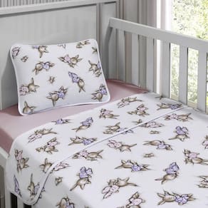Jogo De Cama Tecebem Malha Mini Cama(montessoriana)meg 3 Peças Rose