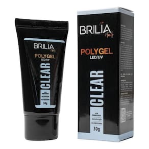 Brilia Nail Polygel Clear 30g - Alta Performance