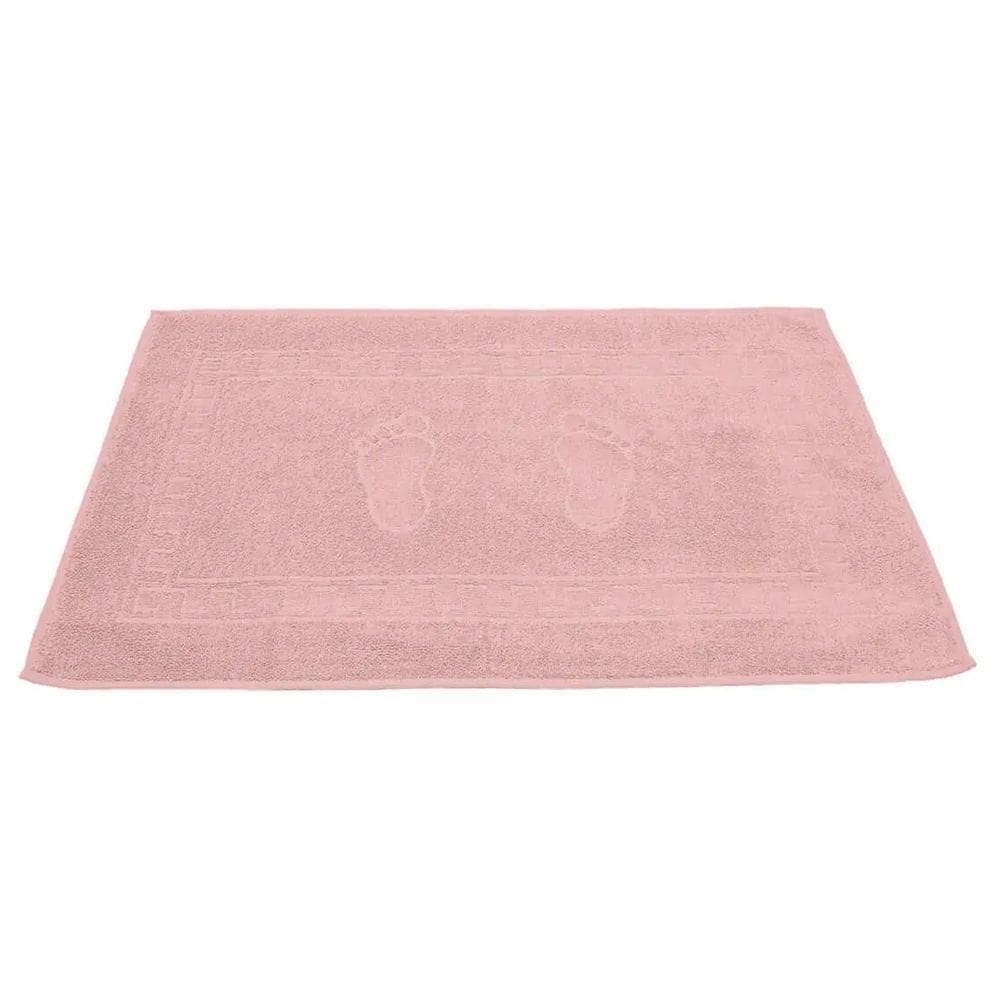 Toalha Piso Buettner Felpudo 100% Algodão Pezinhos 45cmx70cm Dusty Rosê