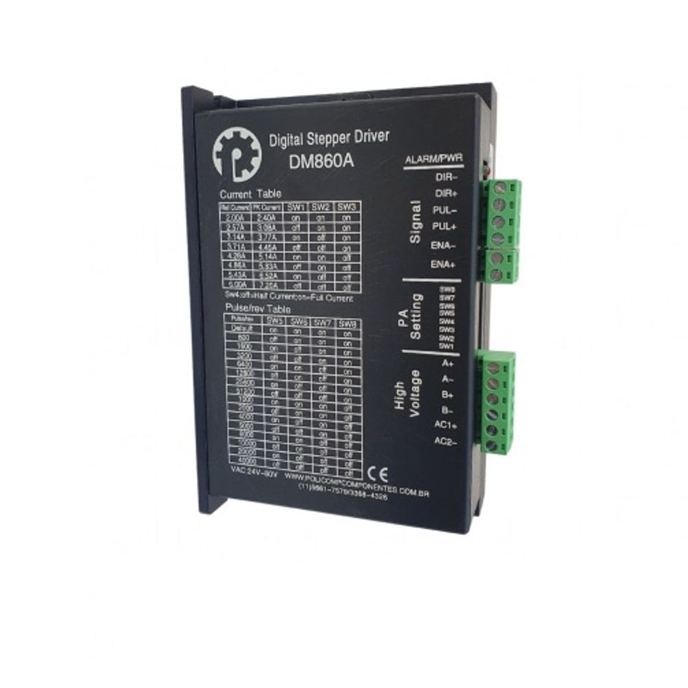 Driver Digital Para Motor De Passo 7.2A Alimentacao Ac - Dm860a