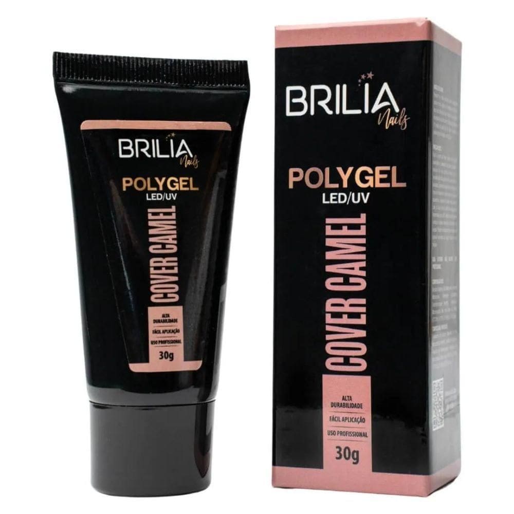 Brilia Nail Polygel Cover cor do produto Camel 30g