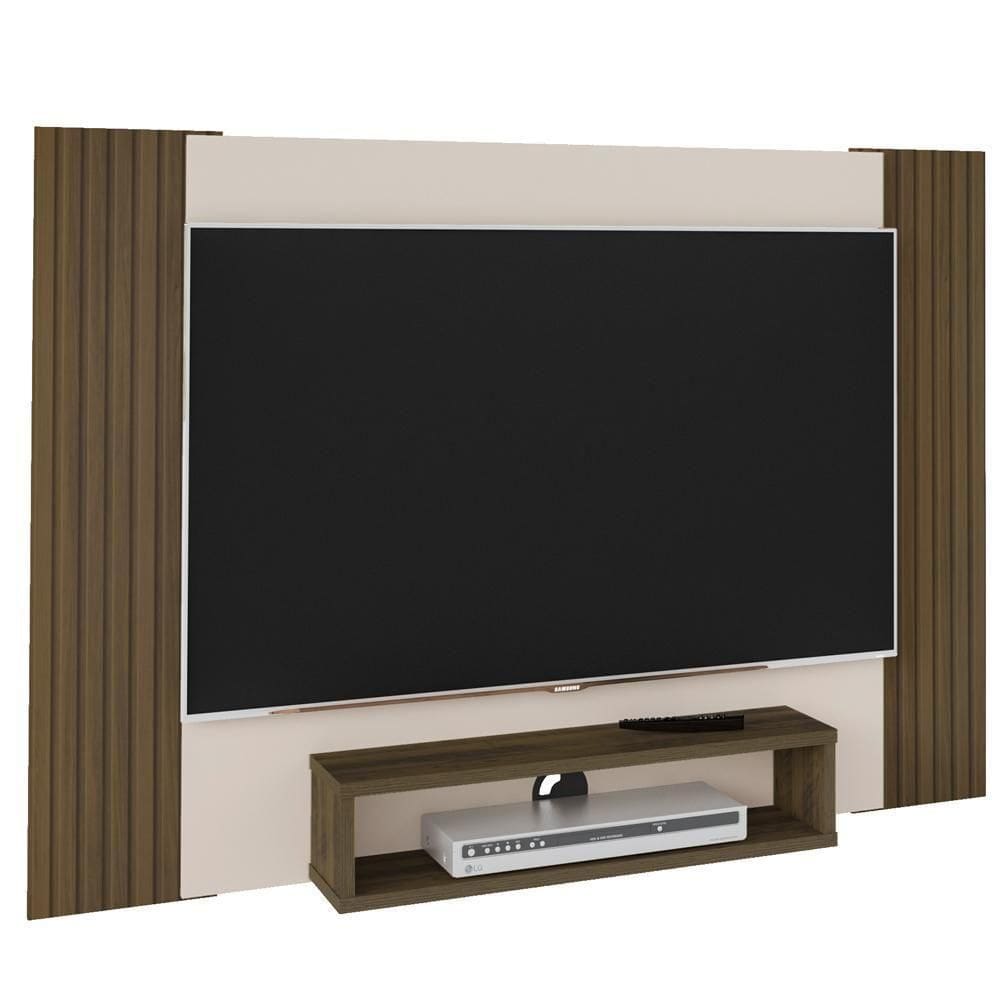 Painel Supenso Para 47 Pol 120 Cm Pinho Ripado Arly