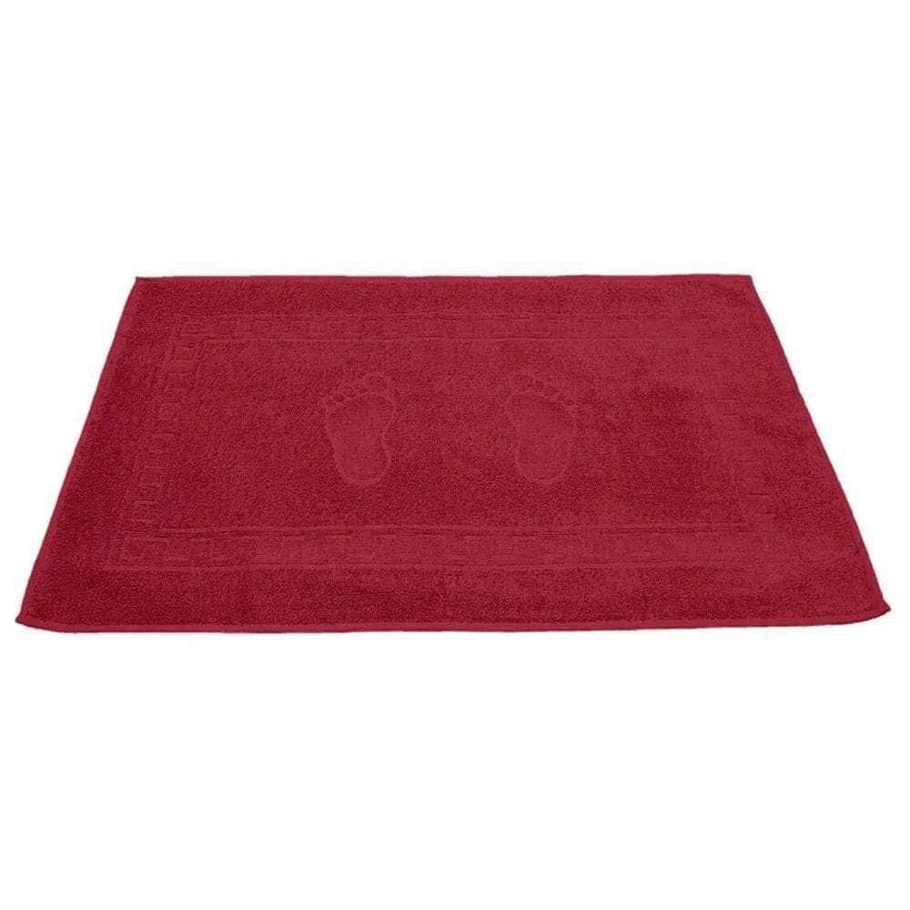 Toalha Piso Buettner Felpudo 100% Algodão Pezinhos 45cmx70cm Chilli
