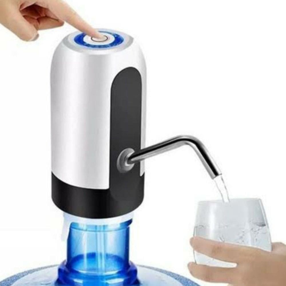 Bomba Eletrica Para Galao De Agua Bebedouro Garrafao 5 10 20 Litros Automatico Sem Fio Recarregavel