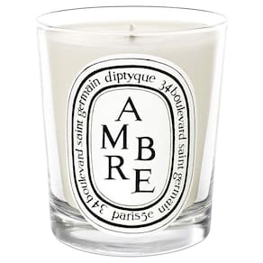 Vela Diptyque Ambre 192mL Preta