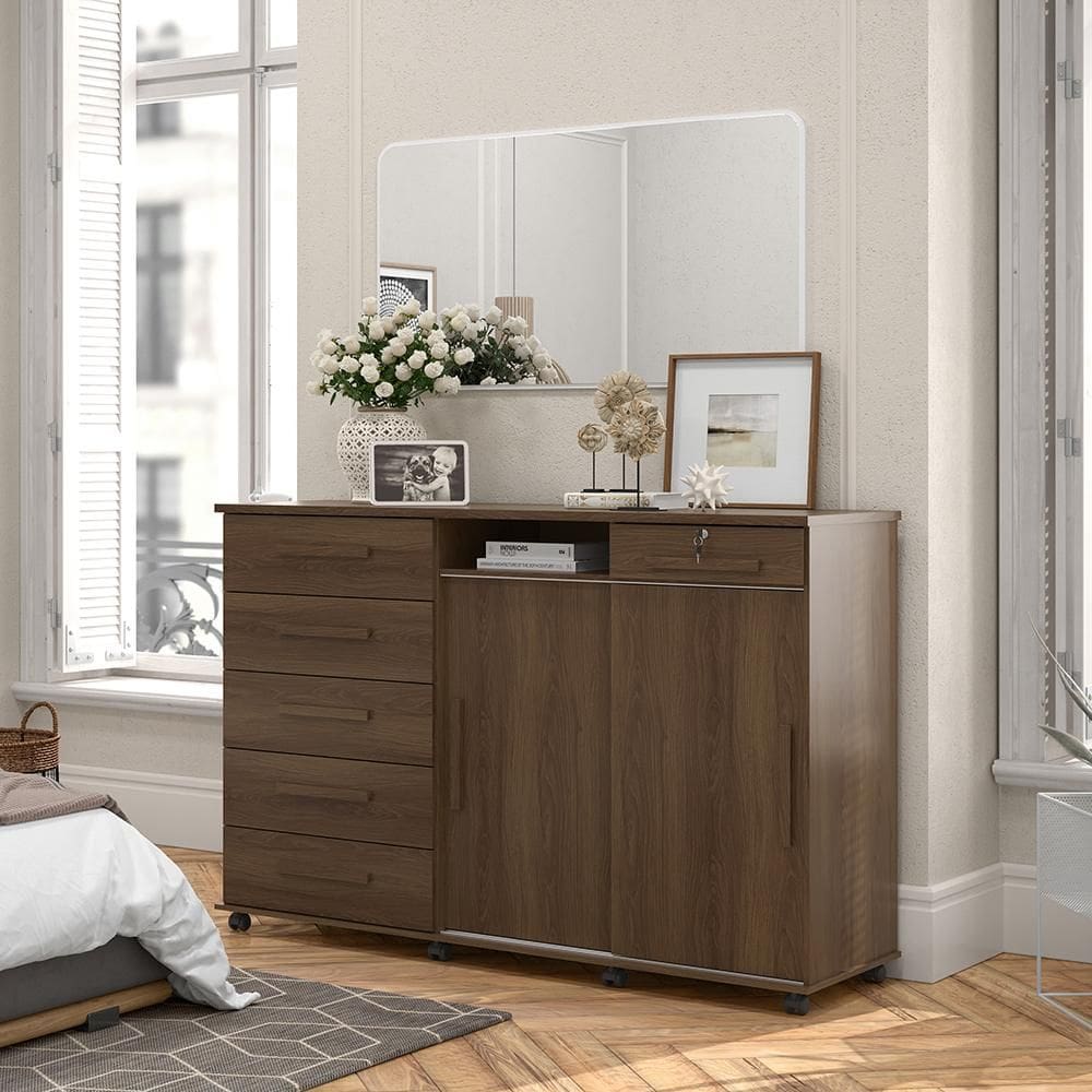 Cômoda Max 06 Gavetas e 02 Portas Lukaliam Móveis