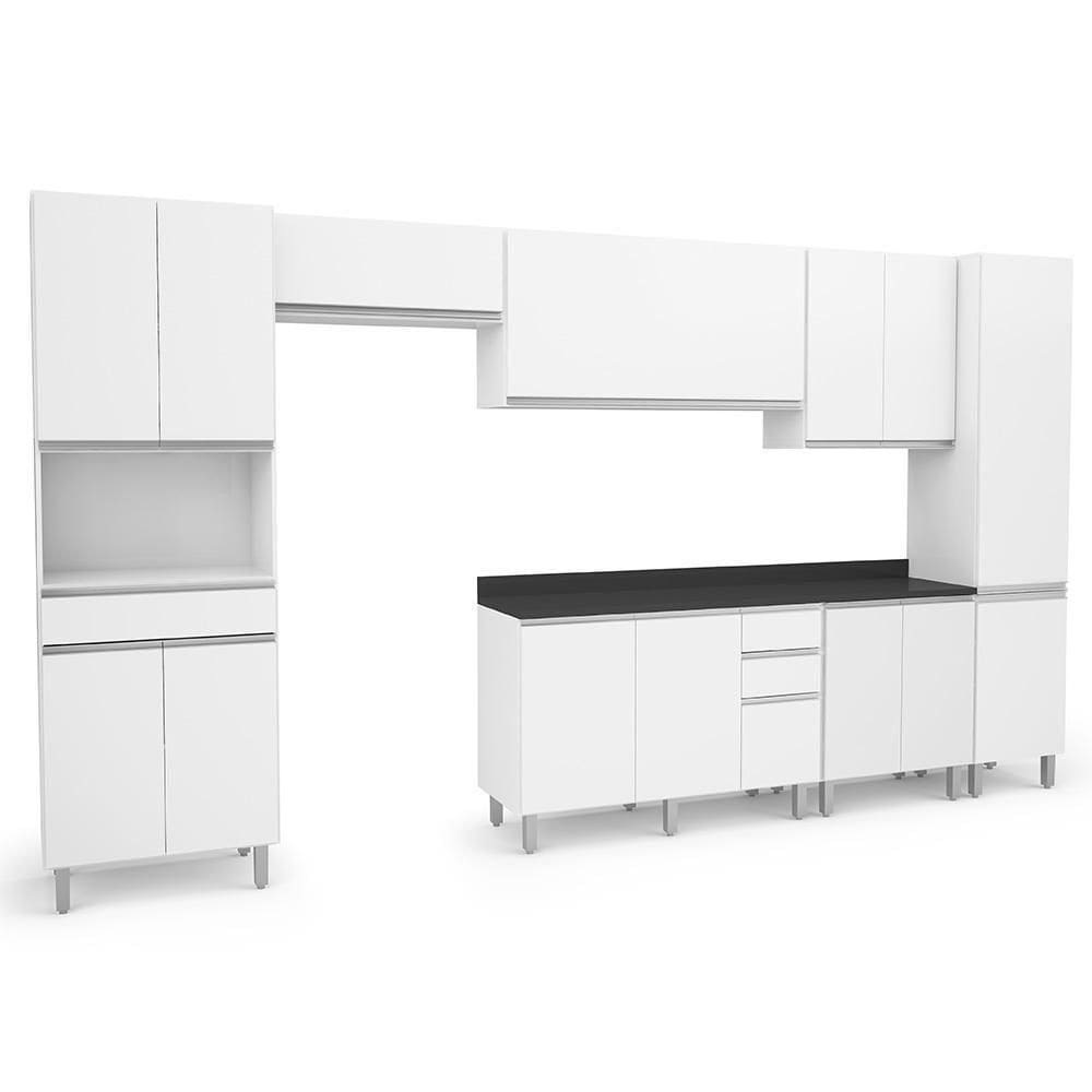 Cozinha 7 Peças Top Class Batrol Branco Branco
