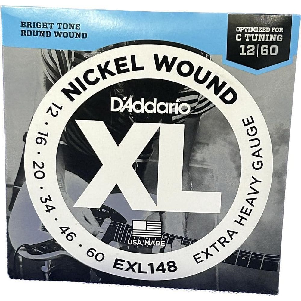 Encordoamento 012 Guitarra Nickel Wound D`Addario Exl148